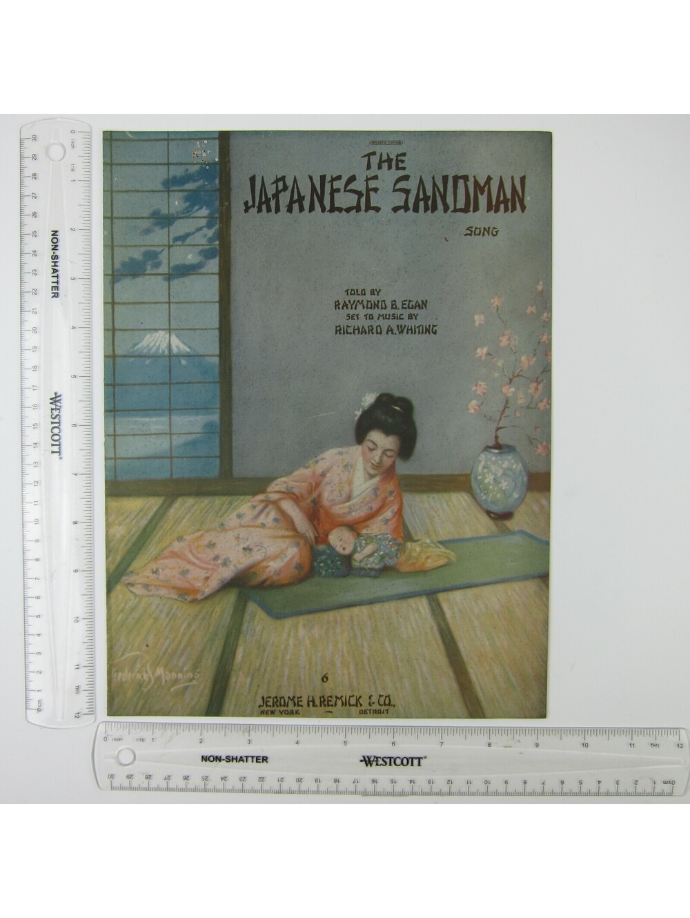Sheet Music The Japanese Sandman Raymond Egan & Richard Whiting Vintage 1920